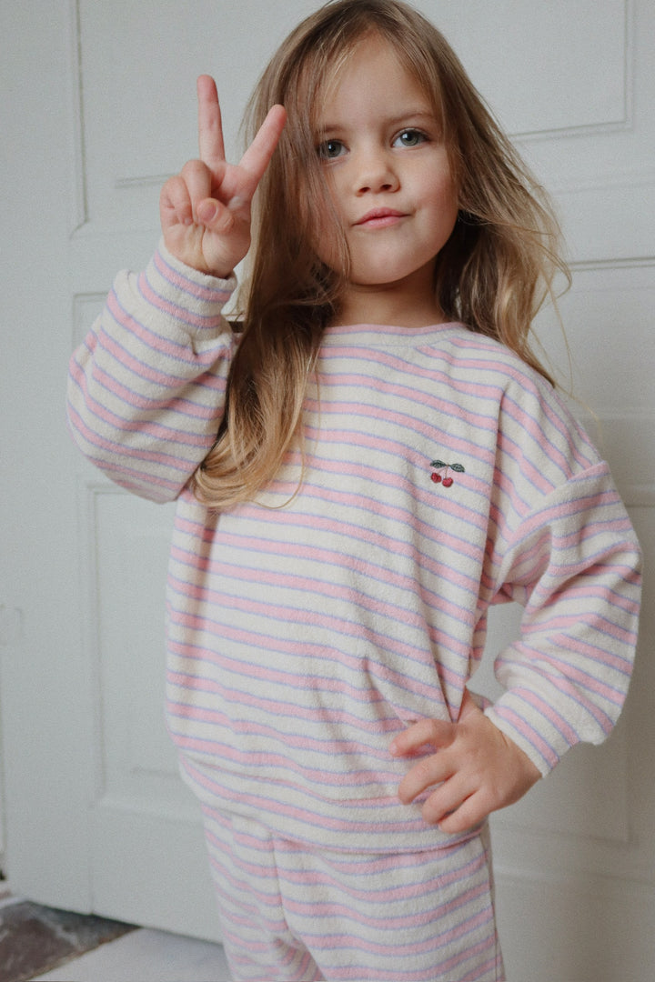 Itty sweatshirt, Lolly Stripe