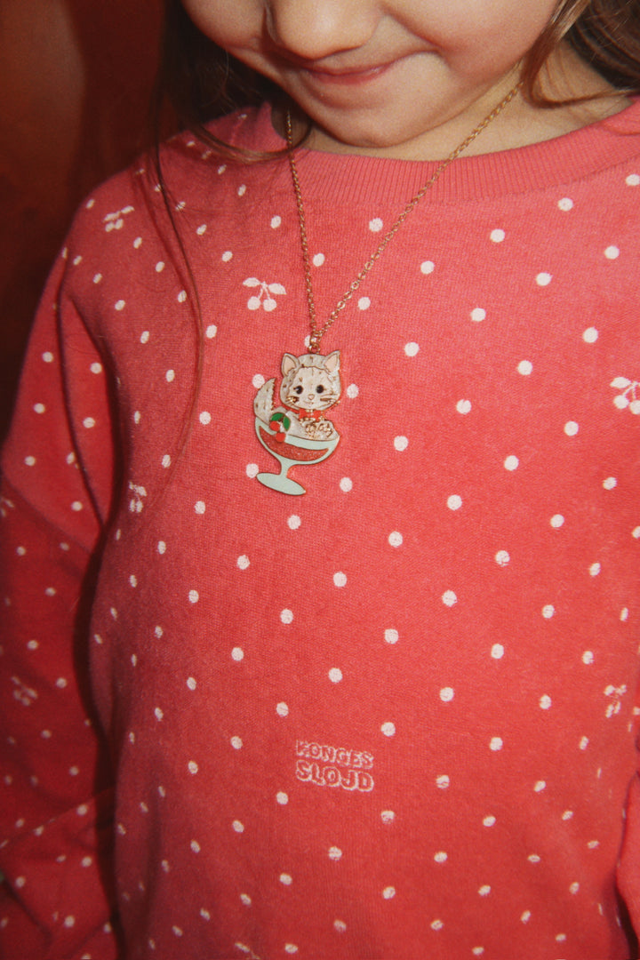 Itty sweatshirt, Cherry Berry Dot