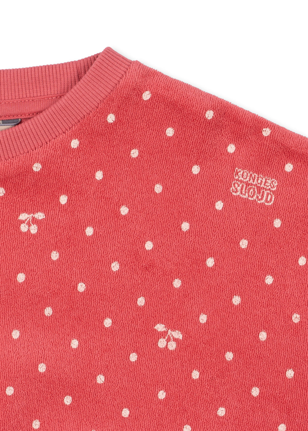 Itty sweatshirt, Cherry Berry Dot