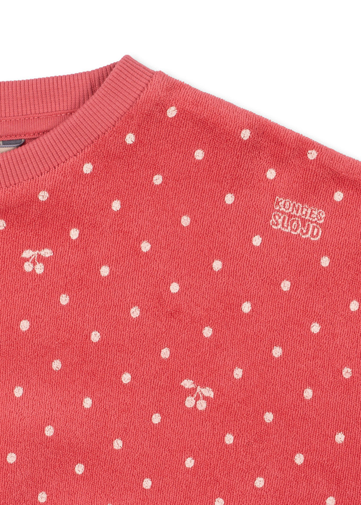 Itty sweatshirt, Cherry Berry Dot