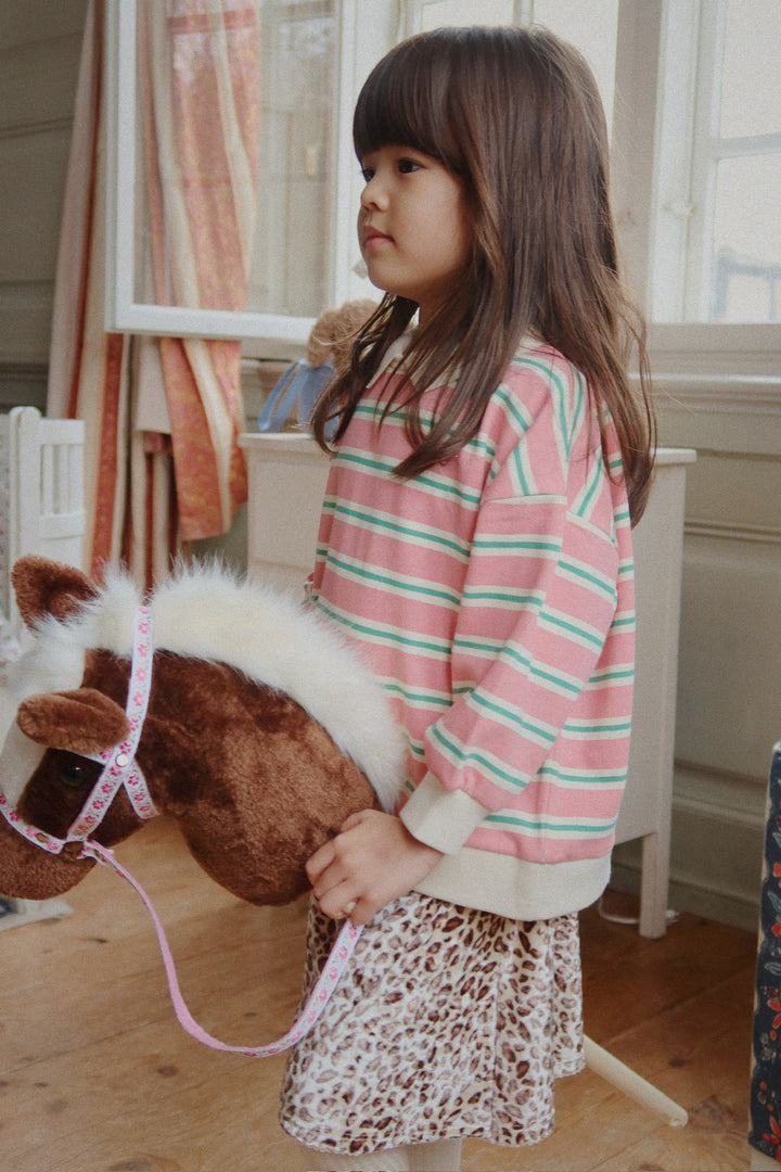 Spotty polo, Blush Bound Stripe